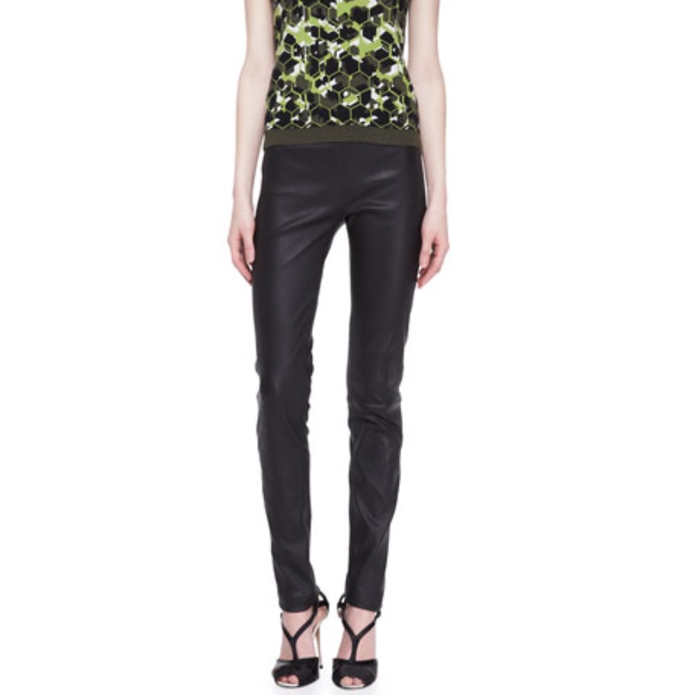 🆕 Carolina Herrera Skinny Leather Pants